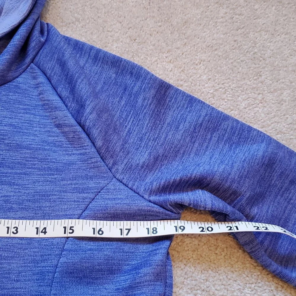 Champion Girl's Blue Hooded Sweatshirt Pullover Hoodie Sz XL 14-16 Athleisure